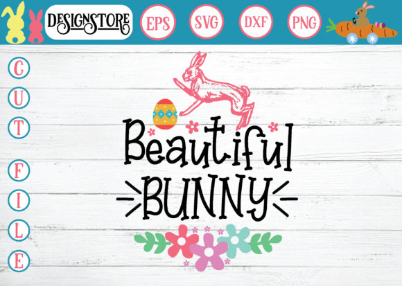 Beautiful Bunny Svg: Graphics & T-Shirt Designs for Local Brands