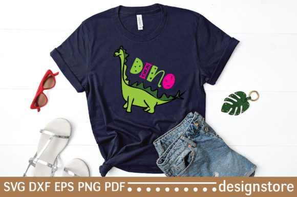 Dino Svg Graphics for T-Shirt Designs and Crafts