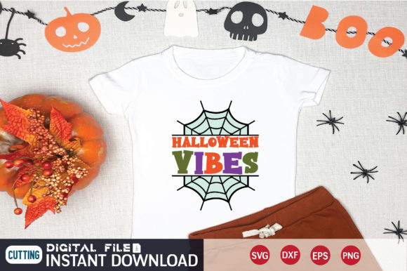 Halloween Vibes Svg Graphics for T-Shirt Designs